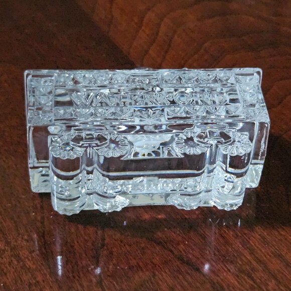 2010 NIB CLASSIC WATERFORD LEAD CRYSTAL COAL CAR TRAIN CHRISTMAS ORNAMENT 2ne - Picture 4 of 16